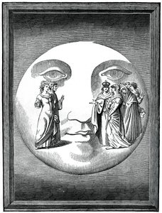 Dante en Beatrice getransporteerd naar de maan, 16e eeuw 1870 door Unbekannt