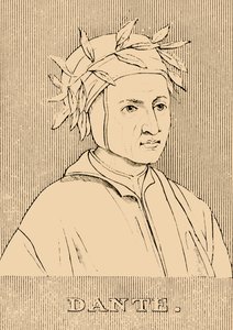 Dante, ca. 1265-1321, 1830 door Unbekannt