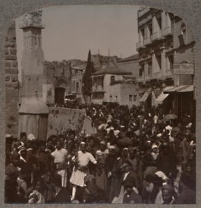 Davidstraat, Jeruzalem, ca. 1900
