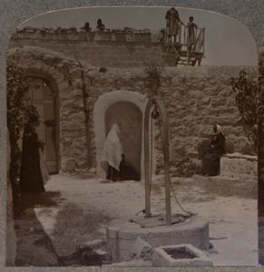 Davids bron aan de rand van Bethlehem, ca. 1900 door Unbekannt