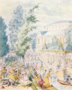 Dagmaskerade in Ranelagh Gardens, 1842, 1903 door Unbekannt