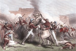 Dood van brigadegeneraal Adrian Hope, Indiase opstand, 15 april 1858