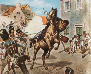 Dood van majoor von Schill, 31 mei 1809, 1936 door Unbekannt