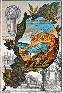 Dood van Pilâtre de Rozier en Romain, 1785, 1890s door Unbekannt
