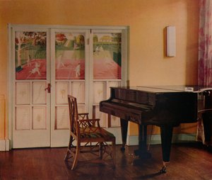 Decoratie door Eric Ravilious in het appartement van Sir Geoffrey Fry, Portman Square, Londen, 1933 door Unbekannt