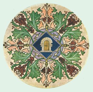 Decoratie van de kathedraal van Barcelona, Spanje, 1928
