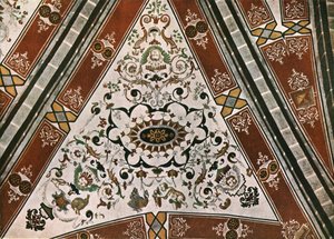 Decoratie in de kerk van Saint-Martin, Lutry, Vaud, Zwitserland, 1928 door Unbekannt