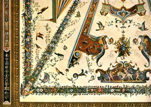 Decoratie in de Uffizi Gallery, Florence, Italië, 1928 door Unbekannt