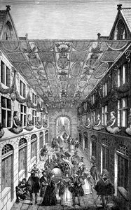 Versiering van de Notre Dame-brug, Parijs, voor de intocht van Karel IX van Frankrijk, 1571, 1882-1884