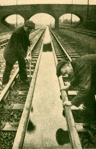 Het verdiepen van de watergoten, 1930