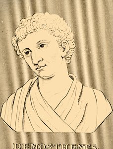 Demosthenes, 384-322 v.Chr., 1830 door Unbekannt