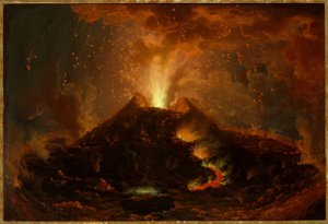 De uitbarsting van de Vesuvius