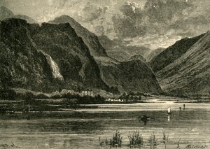 Derwentwater, Kijkend naar Borrowdale, 1898 door Unbekannt