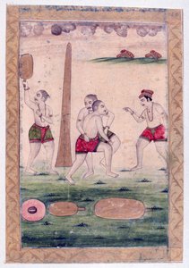 Desakha Ragini, Ragamala Album, School van Rajasthan, 19e eeuw