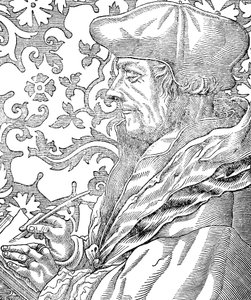 Desiderus Erasmus, 15e-16e eeuwse Nederlandse humanist en geleerde, 19e eeuw door Unbekannt