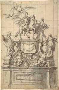 Ontwerp voor een Monument voor Keizer Karel VI van Napels