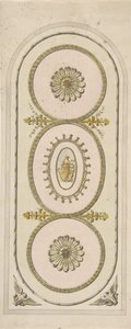 Ontwerp voor een Paneel, 1748-92 door Unbekannt