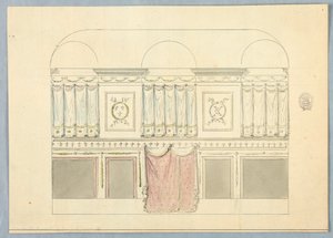 Ontwerp voor een Interieur door Unbekannt