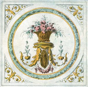 Ontwerp voor interieurdecoratie, Frankrijk, 1928