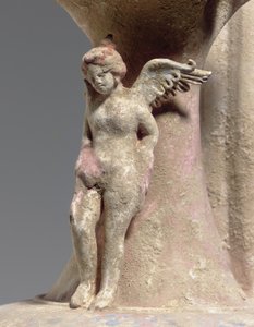 Detail (Canosan polychrome keramische oinochoe, Apulië, ca. begin 3e eeuw v.Chr.) door Unbekannt