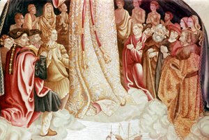 Detail van De Maagd van de Zeevaarders, 16e eeuw