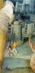 Detail van het altaarstuk van Sint Antonius, 16e eeuw