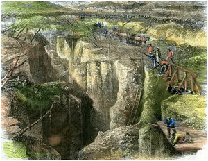 Diamantveld, ca. 1880 door Unbekannt