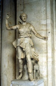 Diana/Artemis, godin van de jacht door Unbekannt