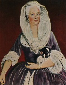 Die Mutter Friedrichs des Großen 1687-1757. - Gemälde von Pesne, 1934 door Unbekannt