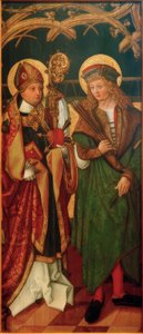 De heiligen Augustinus en Sebastiaan