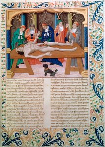 Dissectie, laat 15e eeuw