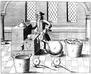 Destillatie van Salpeterzuur, 1683