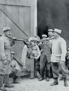 Afleidingen aan het front, de menselijke slang, Frankrijk, Eerste Wereldoorlog, 1915