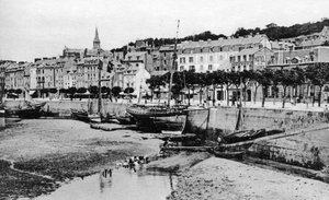Haven, Trouville, Frankrijk, ca. 1920s door Unbekannt