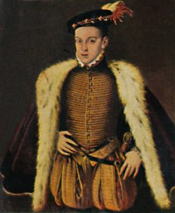 Don Carlos 1545-1568 - Schilderij van Sanchez Coello, 1934 door Unbekannt