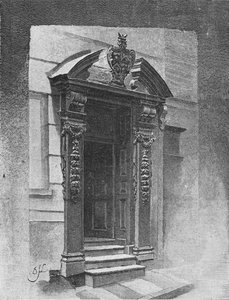 Deur, Painter Stainers Hall, 1890 door Unbekannt