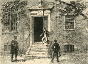Deur in Staples Inn, c1872 door Unbekannt
