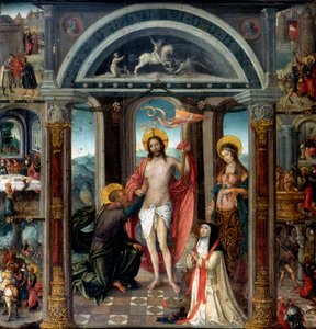Ongelovige Thomas steekt zijn hand in de wonden van Christus
