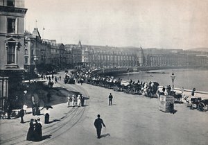 Douglas - Algemeen uitzicht op de promenade, 1895
