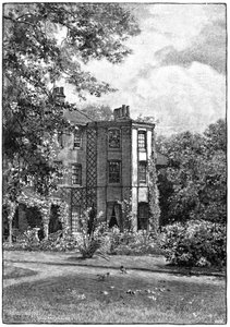 Down House, nabij Beckenham, Kent, vanuit de tuin, 1883