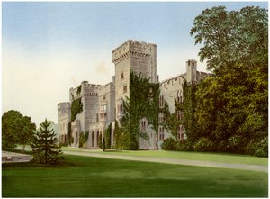 Downton Castle, Herefordshire, huis van Baronet Boughton, c1880