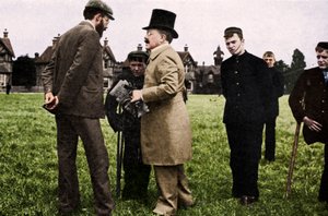 Dr Barnardo in een van zijn huizen, 1905 1951 door Unbekannt