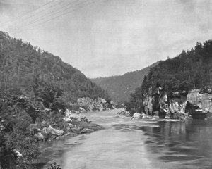 Dragon Gorge, New River, West Virginia, VS, ca. 1900 door Unbekannt