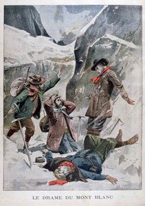 Drama op de Mont Blanc, Alpen door Unbekannt