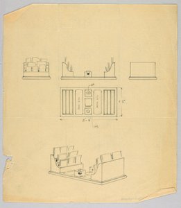 Tekening, Ontwerp voor Bureau Set