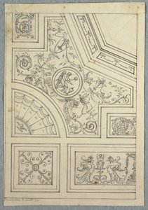 Ontwerp voor een plafond, ca. 1800