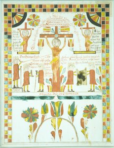 Tekening van de Kruisiging, 1800 door Unbekannt