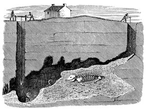 Dream Lead Mine, nabij Wirksworth, Derbyshire door Unbekannt