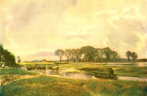 De koeien drijven, Hampshire, 1892, c1902