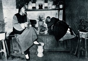 Drugs: opiumrokers in China door Unbekannt